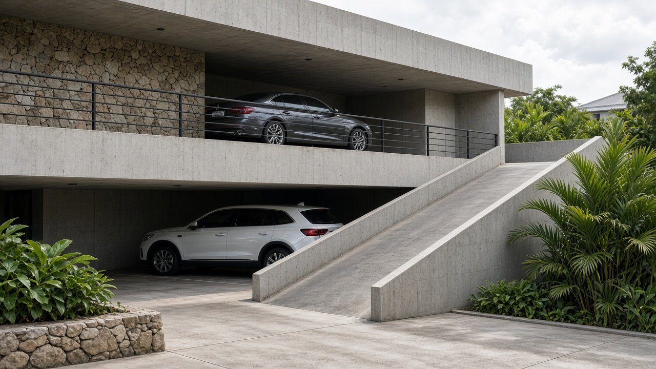 Two level parking