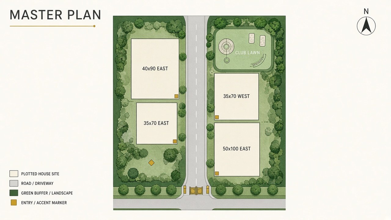 Residential site master plan